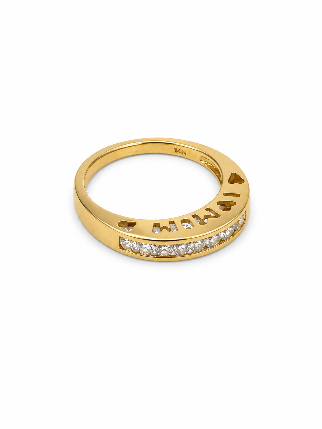 10KT Yellow Gold 0.20 CTW Diamond Ring [K8H00]