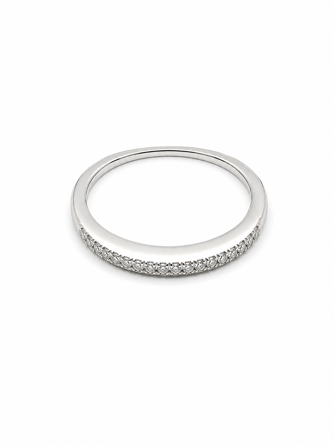 10KT White Gold 0.08 CTW Diamond Ring [A1B8 - K5H00]