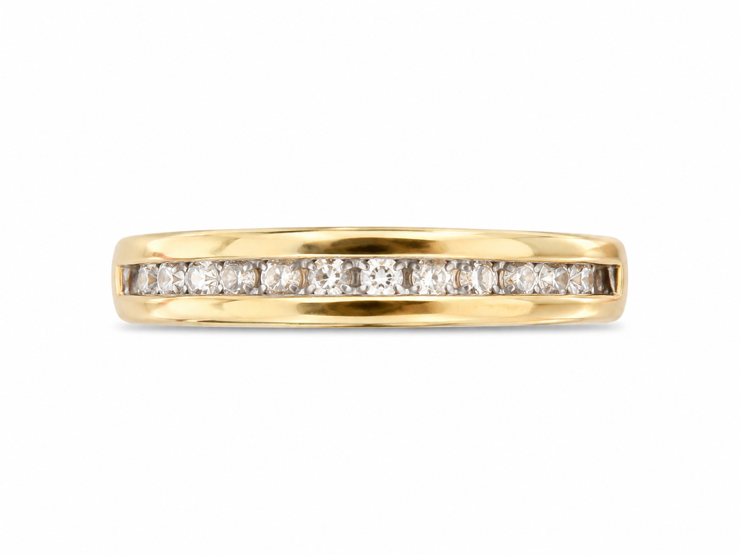 10KT Yellow Gold 0.10 CTW Diamond Ring [A2B5 - KS6H50]