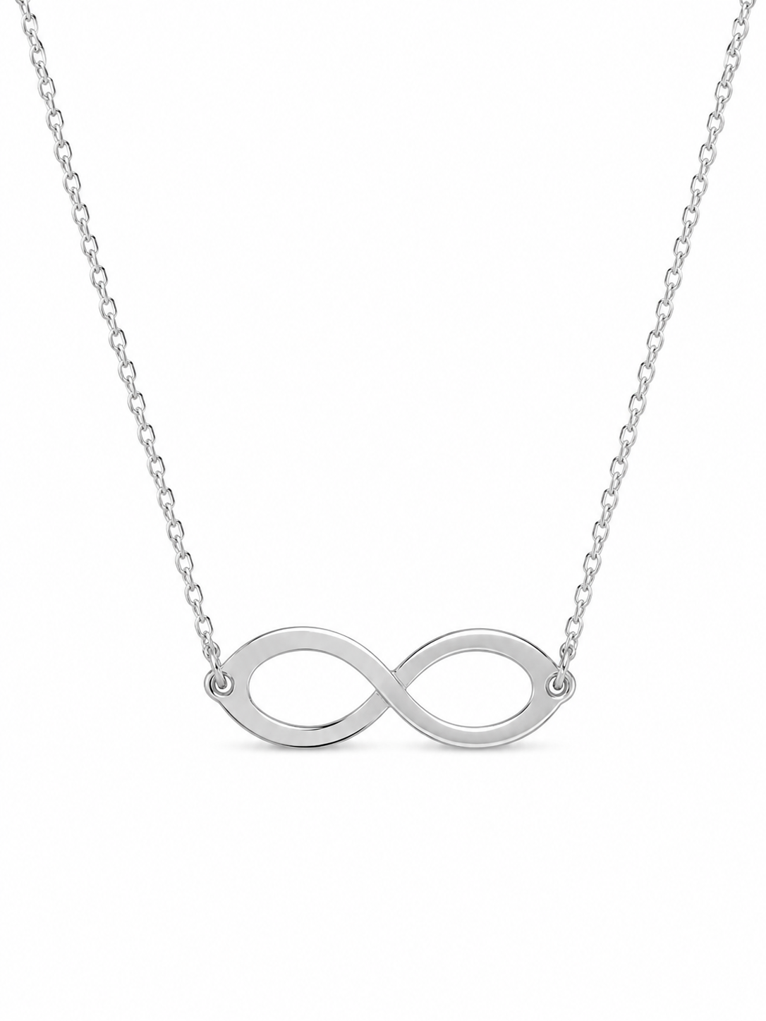 Stainless Steel Lobster Lock Infinity Necklace