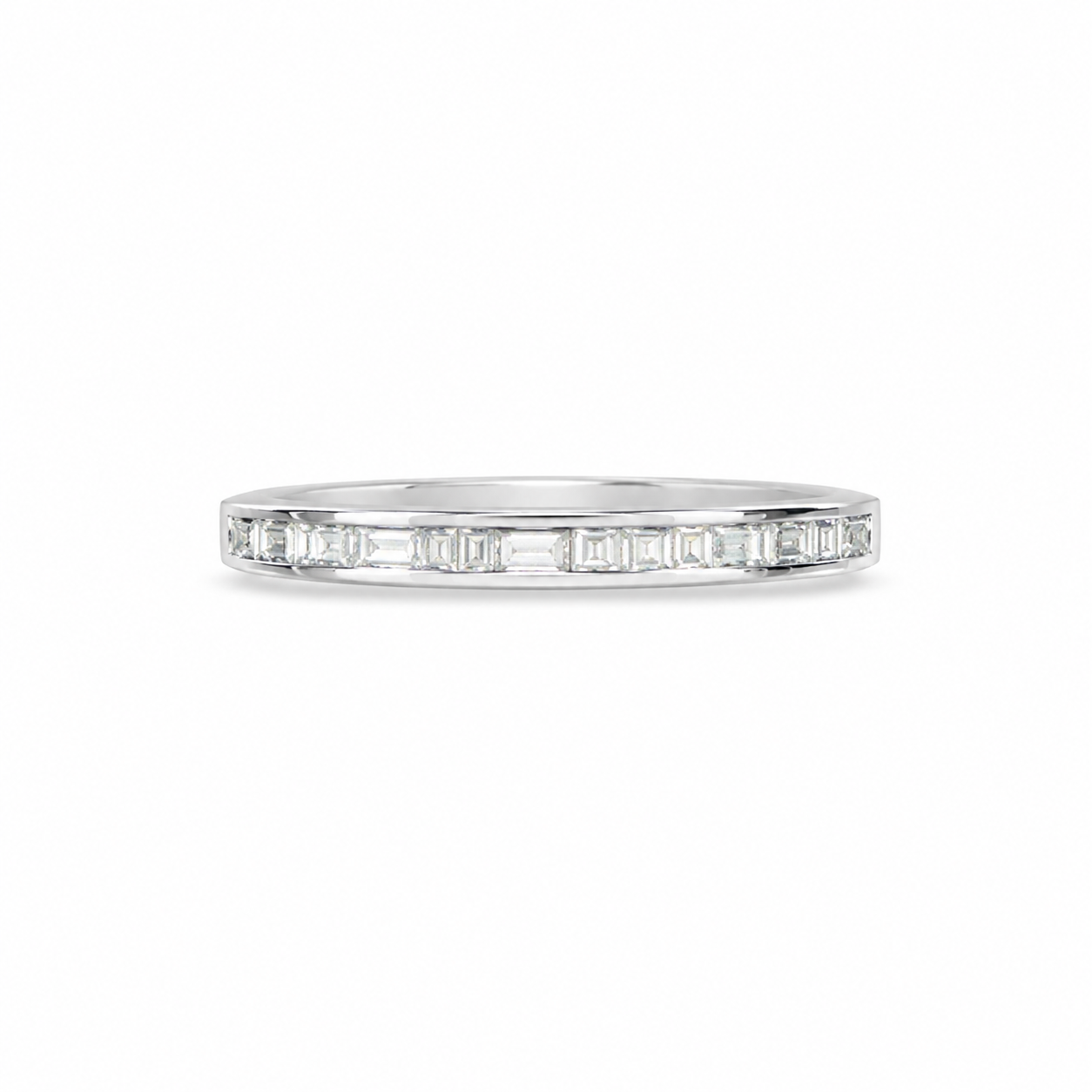 925 Sterling Silver 0.15 CTW Diamond Ring [A1B4  - KS1H85]