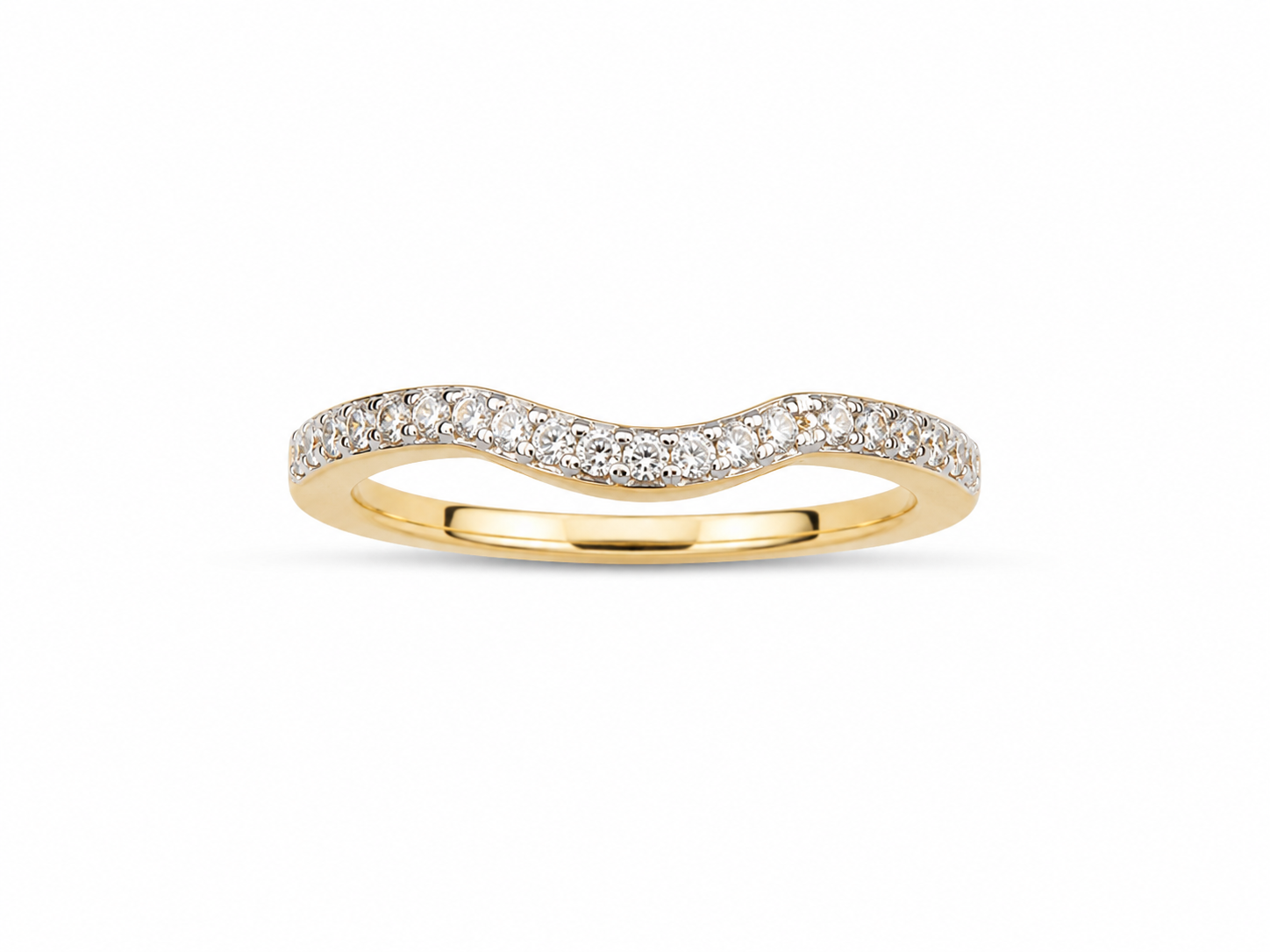 14KT Yellow Gold 0.08 CTW Diamond Ring [A1B9 - K5H00]