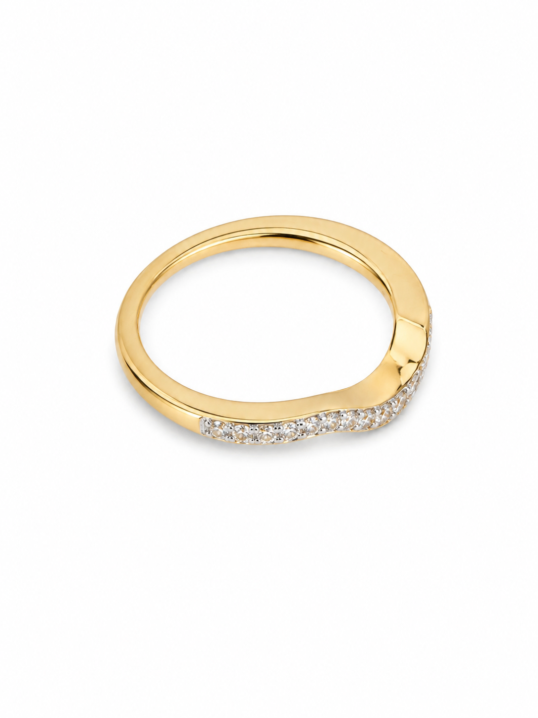 14KT Yellow Gold 0.08 CTW Diamond Ring [A1B9 - K5H00]