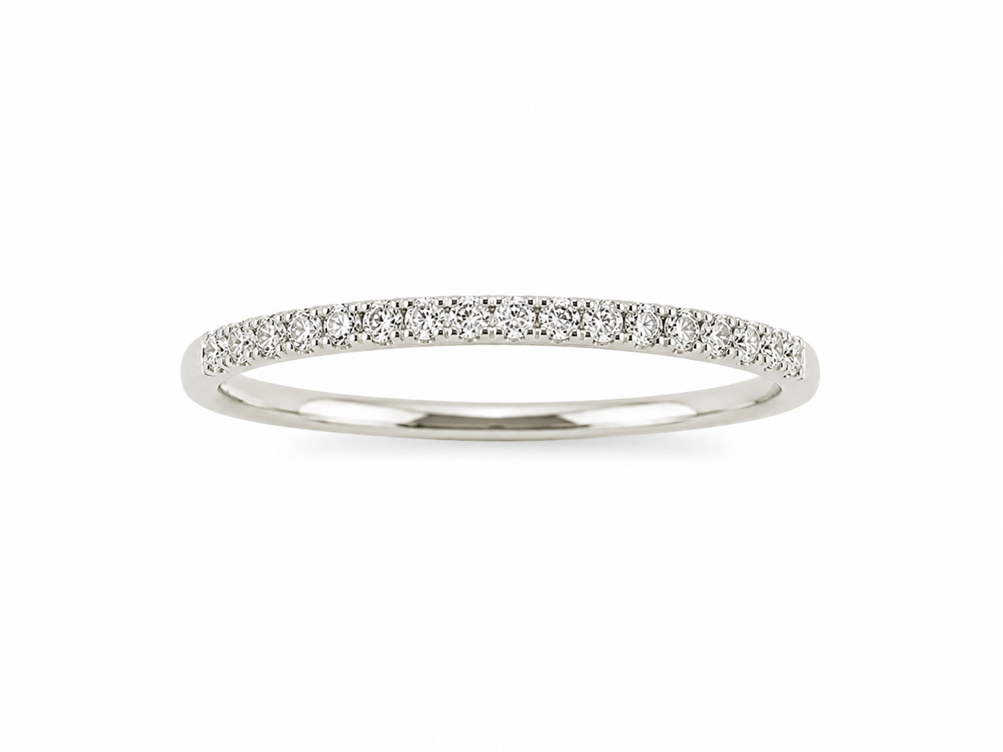 14KT White Gold 0.10 CTW Diamond Ring [A1B2 - K7H00]