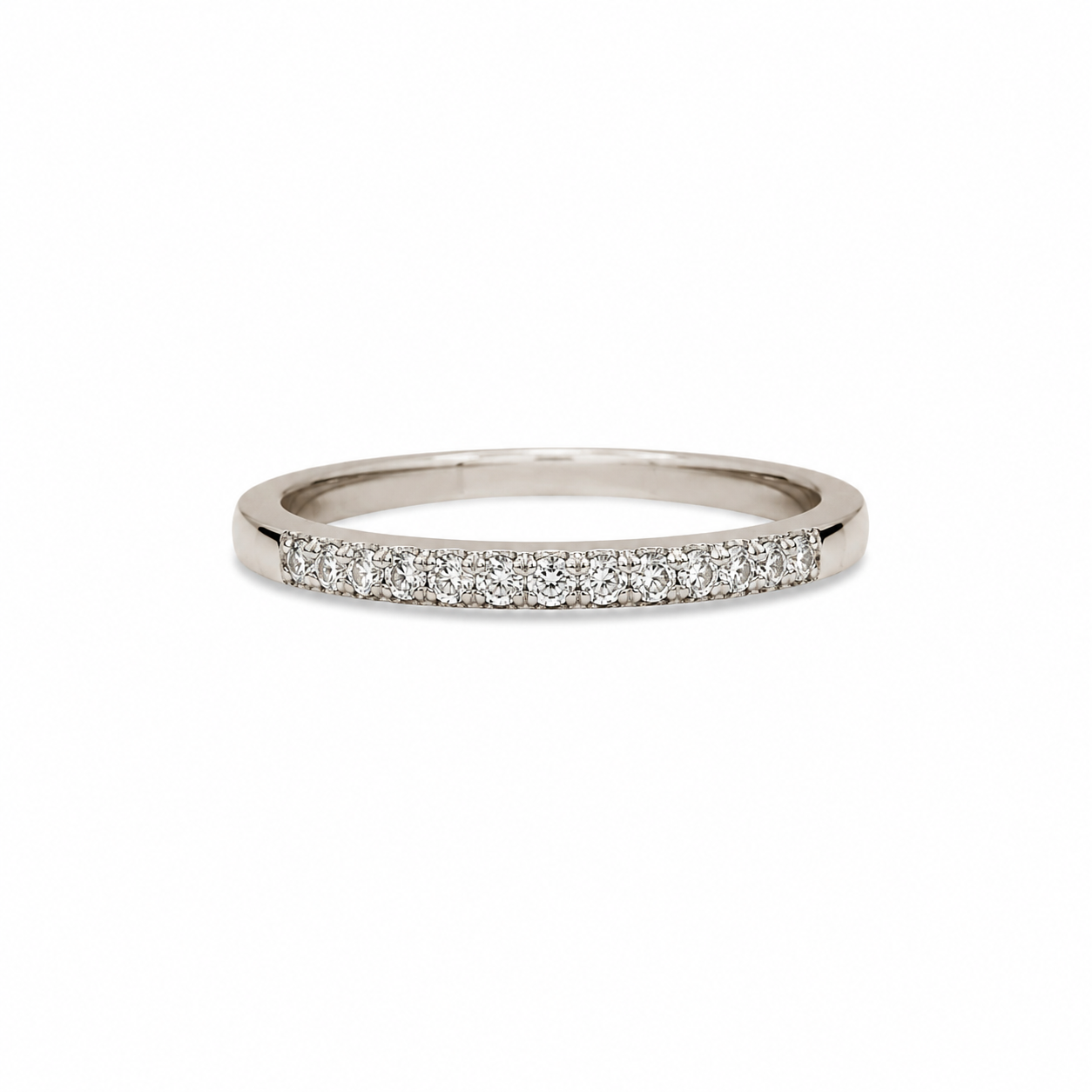 14KT White Gold 0.10 CTW Diamond Ring [A1B6 - K7H50]
