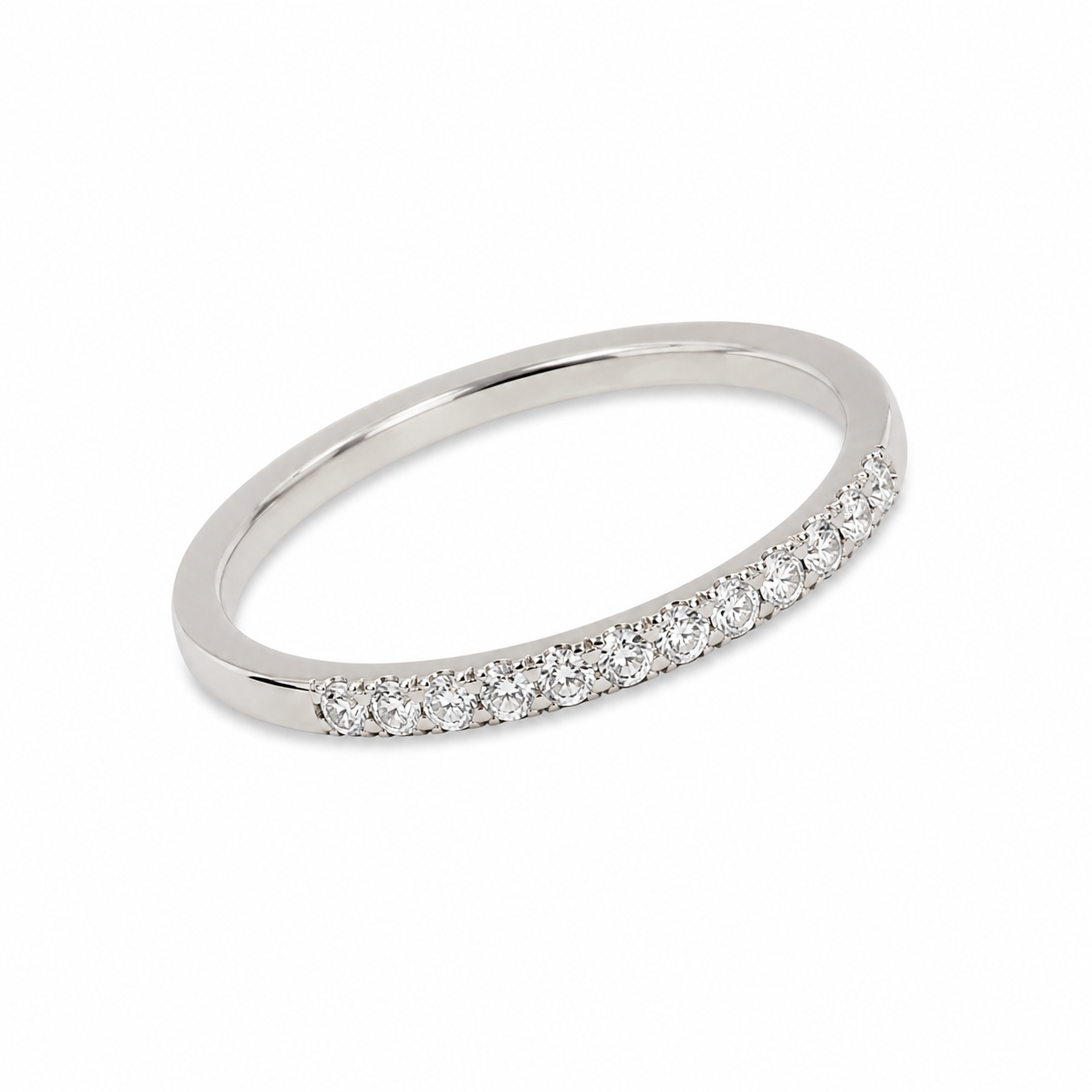 14KT White Gold 0.10 CTW Diamond Ring [A1B6 - K7H50]