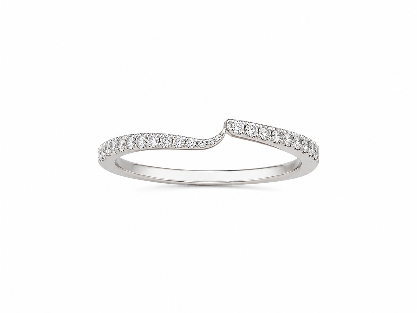 14KT White Gold 0.10 CTW Diamond Ring [A1B2 - K6H75]