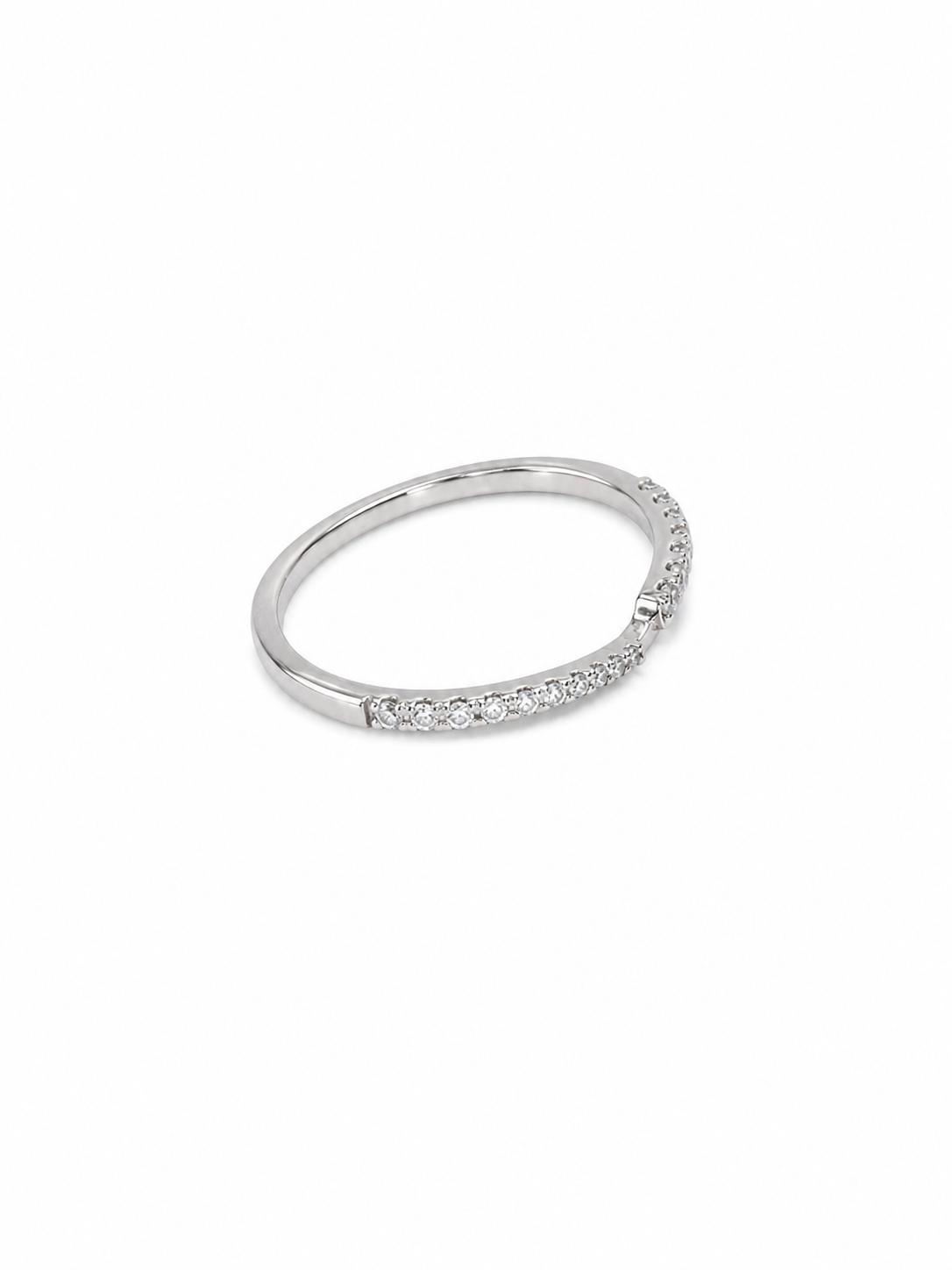14KT White Gold 0.10 CTW Diamond Ring [A1B2 - K6H75]