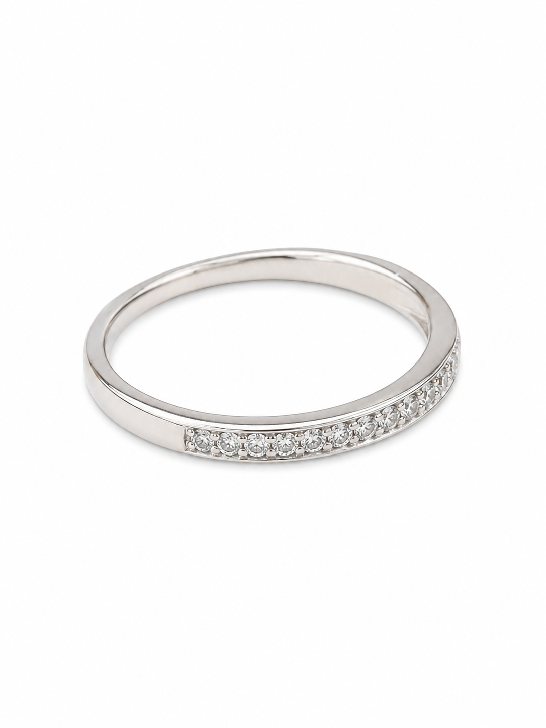 10KT White Gold 0.12 CTW Diamond Ring [A0B6 - K4H45]
