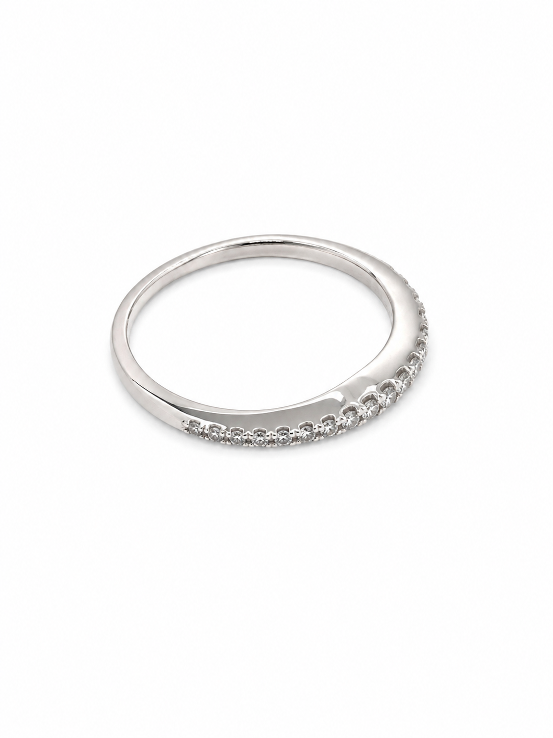 10KT White Gold 0.10 CTW Diamond Ring [A1B2 - K4H00]