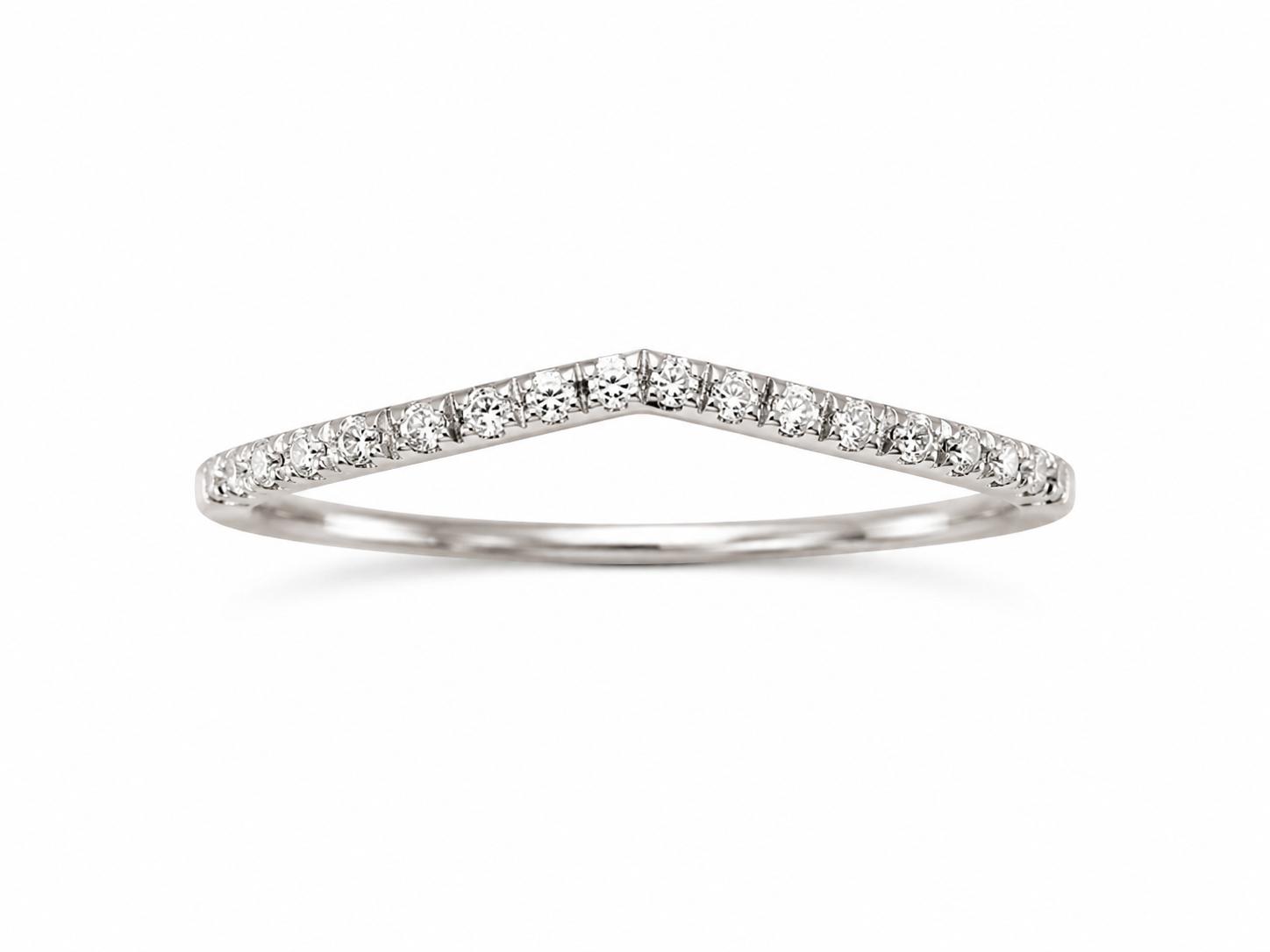 10KT White Gold 0.10 CTW Diamond Ring [A1B2 - K4H00]