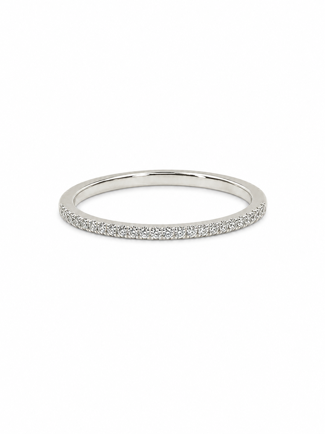 10KT White Gold 0.06 CTW Diamond Ring [A0B9 - K2H75]