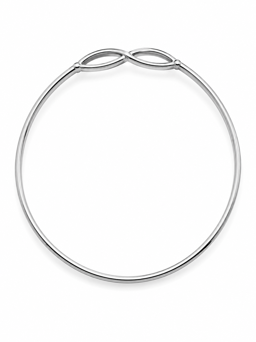 Stainless Steel Infinity Bangal Bracelet