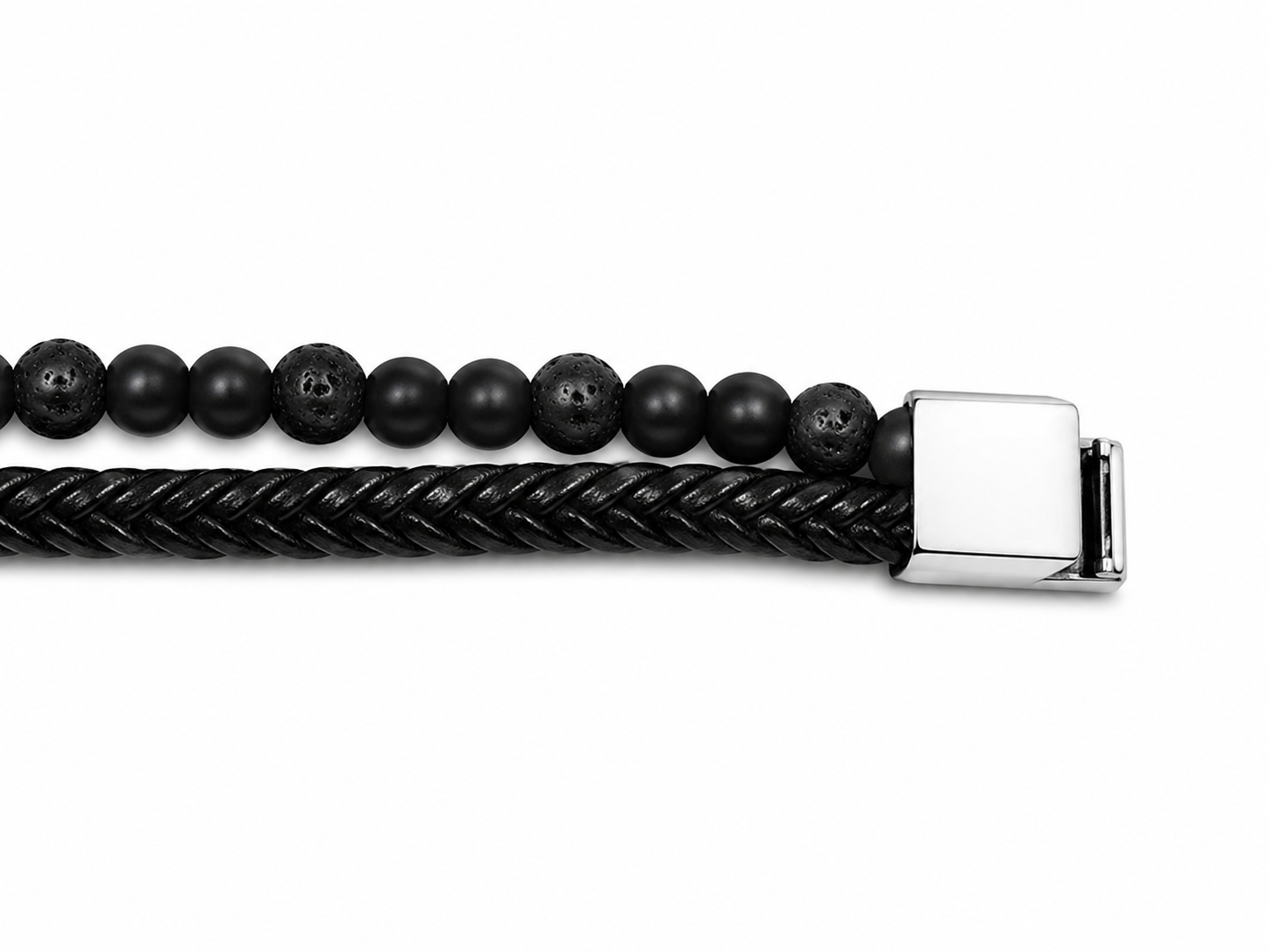 Stainless Steel Double Men's Bracelet