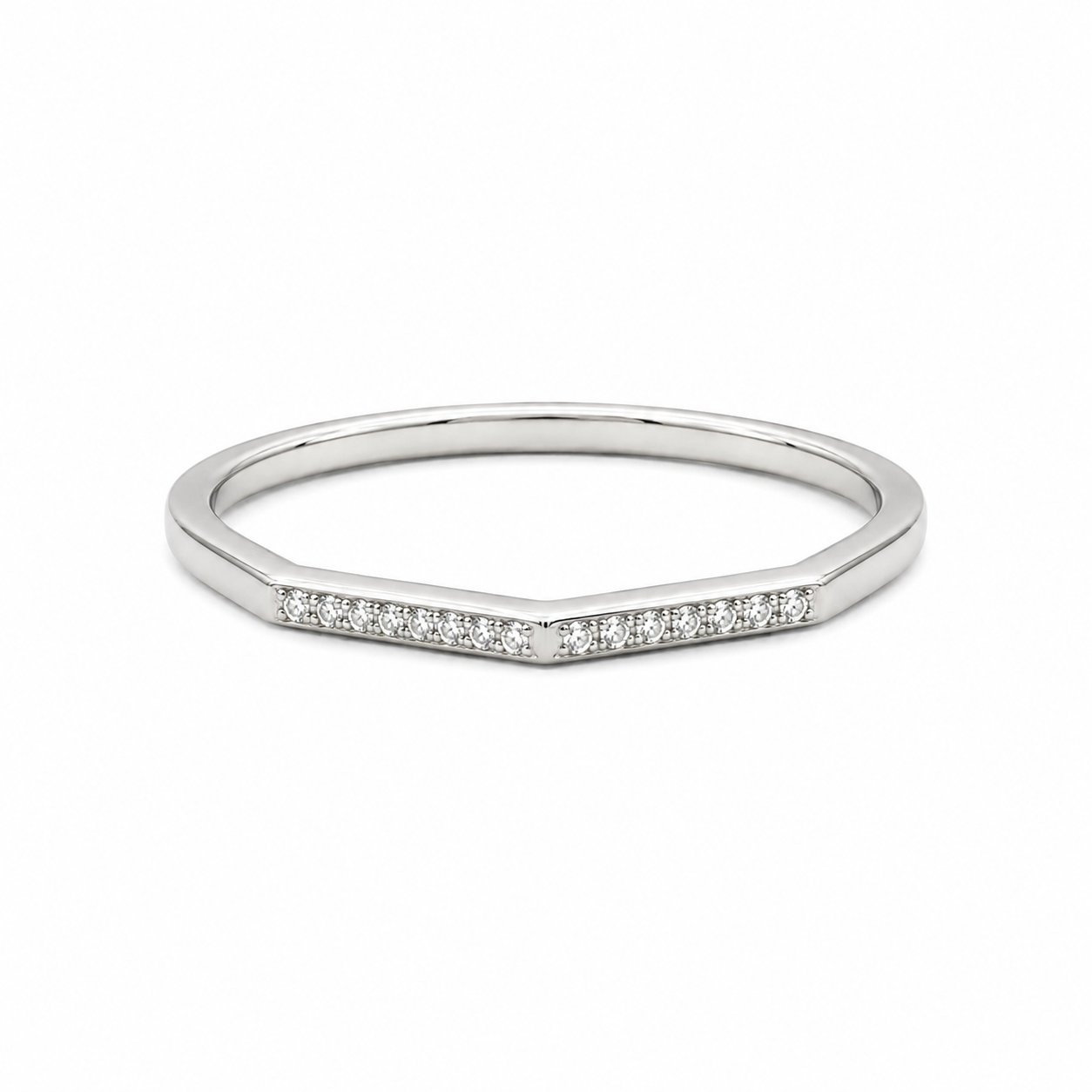 14KT White Gold 0.10 CTW Diamond Ring [A1B1 - K4H50]