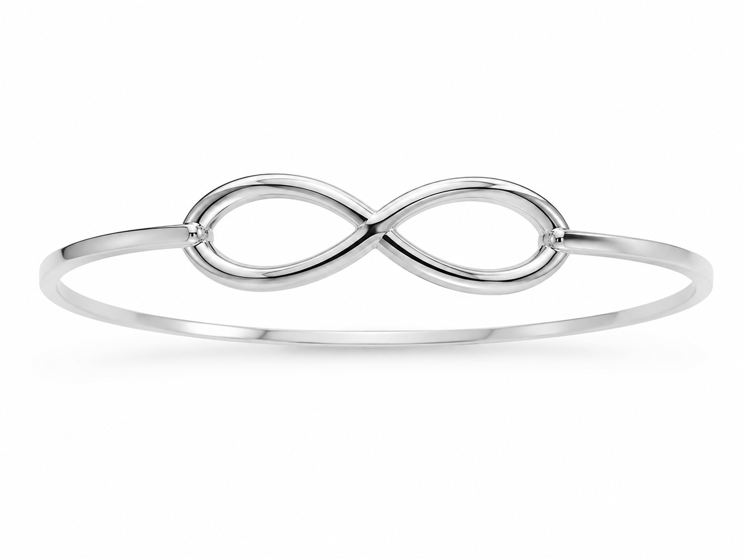 Stainless Steel Infinity Bangal Bracelet