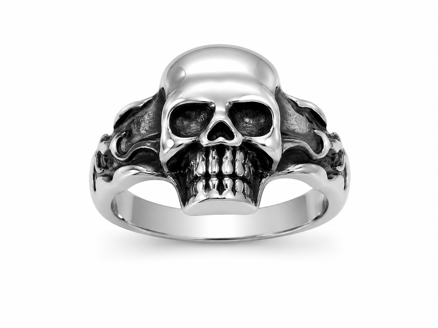 Stainless Steel Skull Design Ring