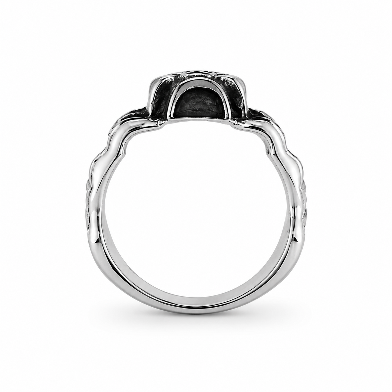 Stainless Steel Skull Design Ring