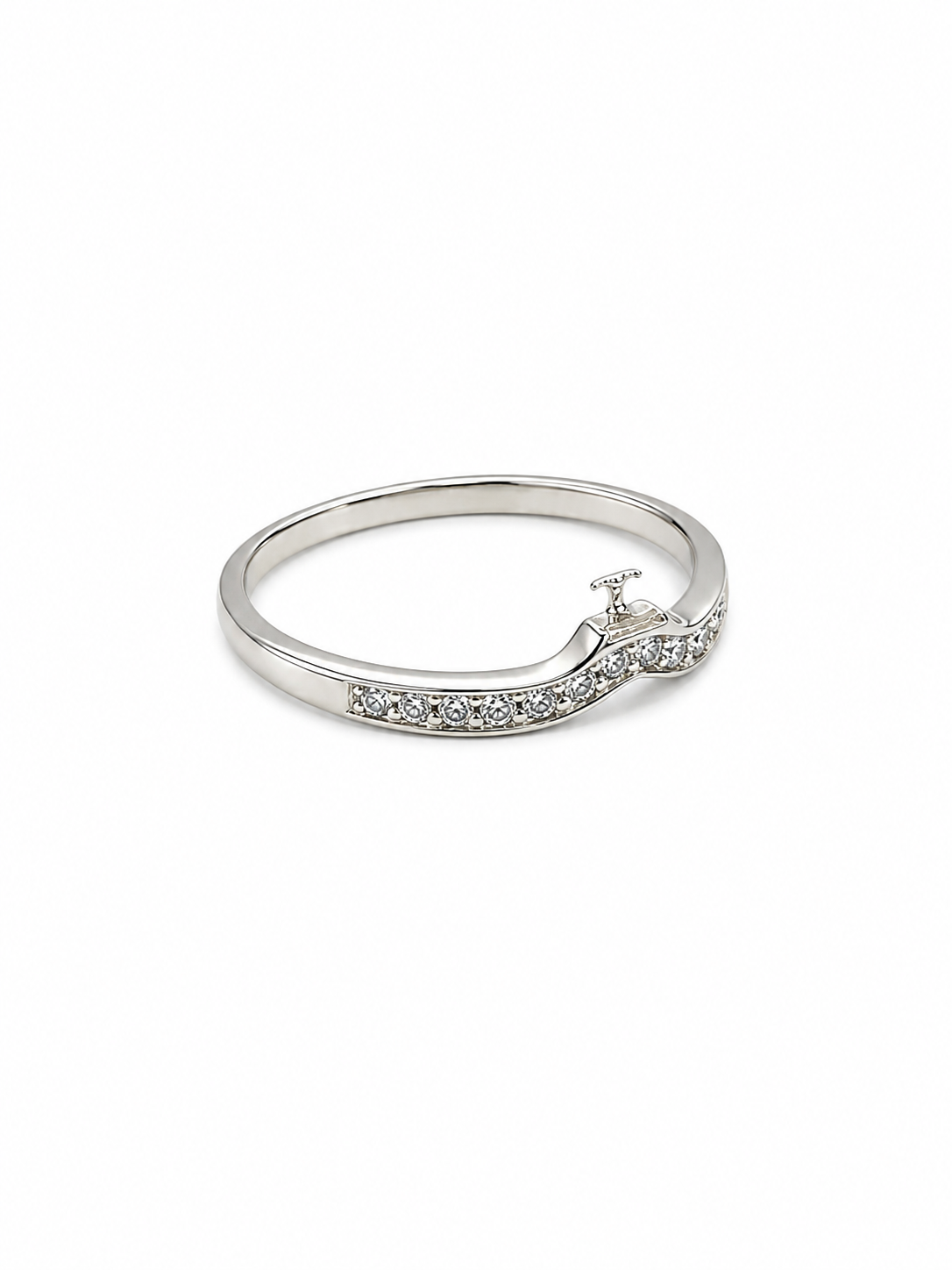 10KT White Gold 0.10 CTW Diamond Ring [A1B1 - K3H50]