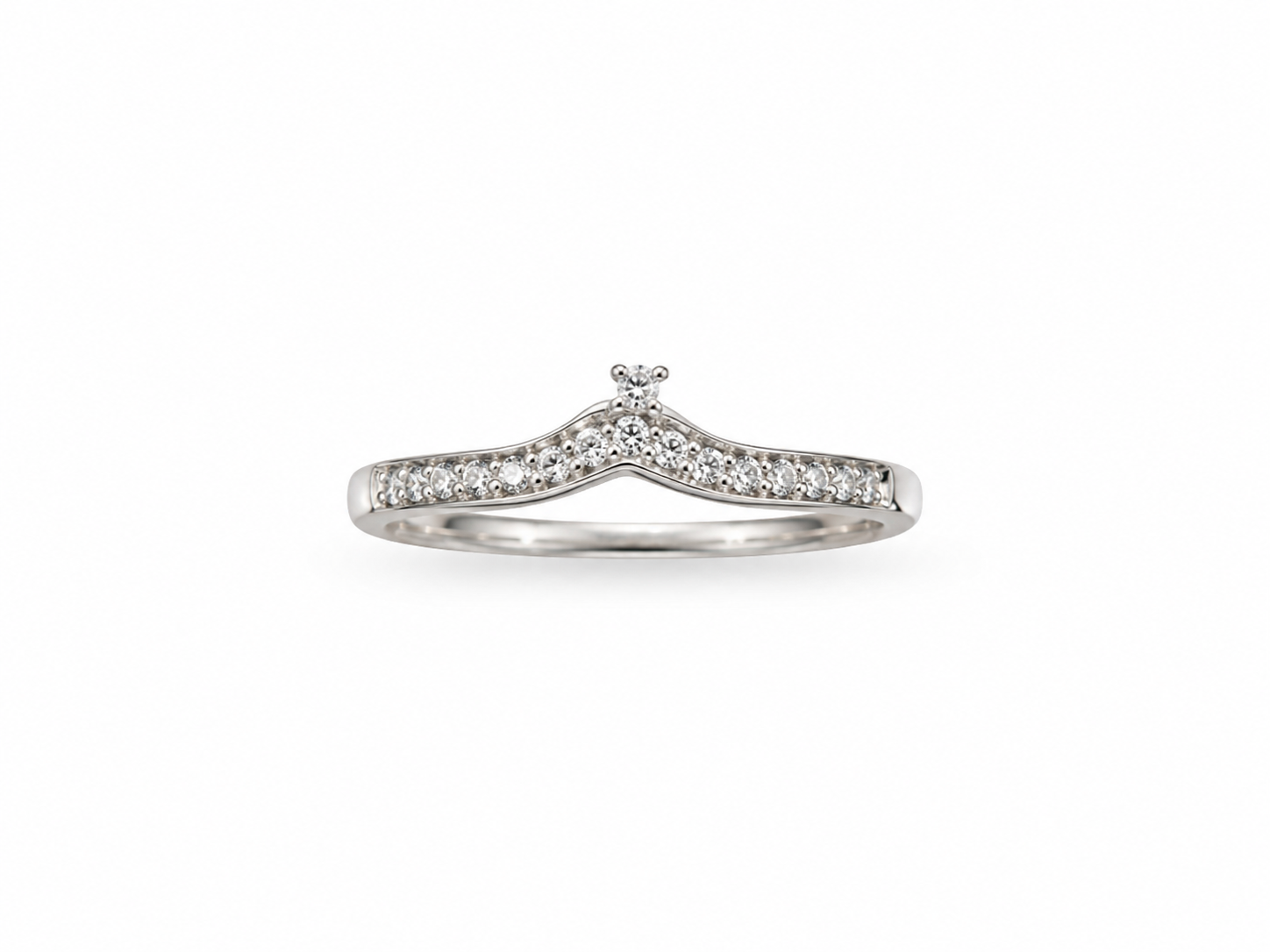 10KT White Gold  0.10 CTW Diamond Ring [A1B1 - K3H50]
