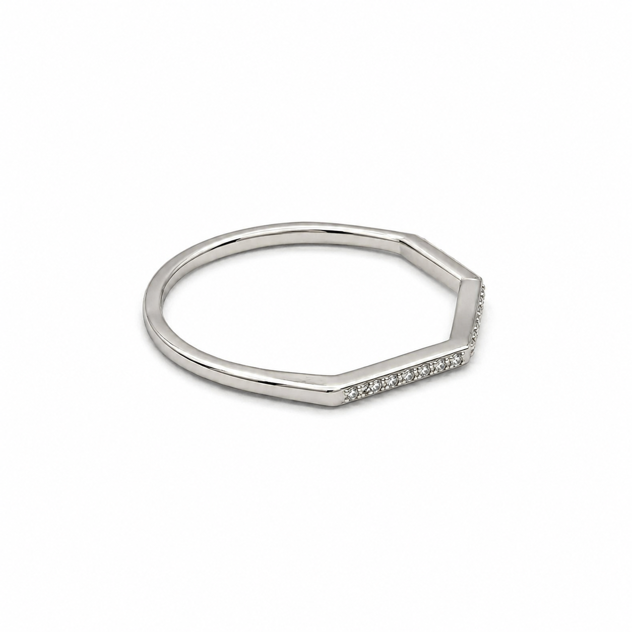14KT White Gold 0.10 CTW Diamond Ring [A1B1 - K4H50]