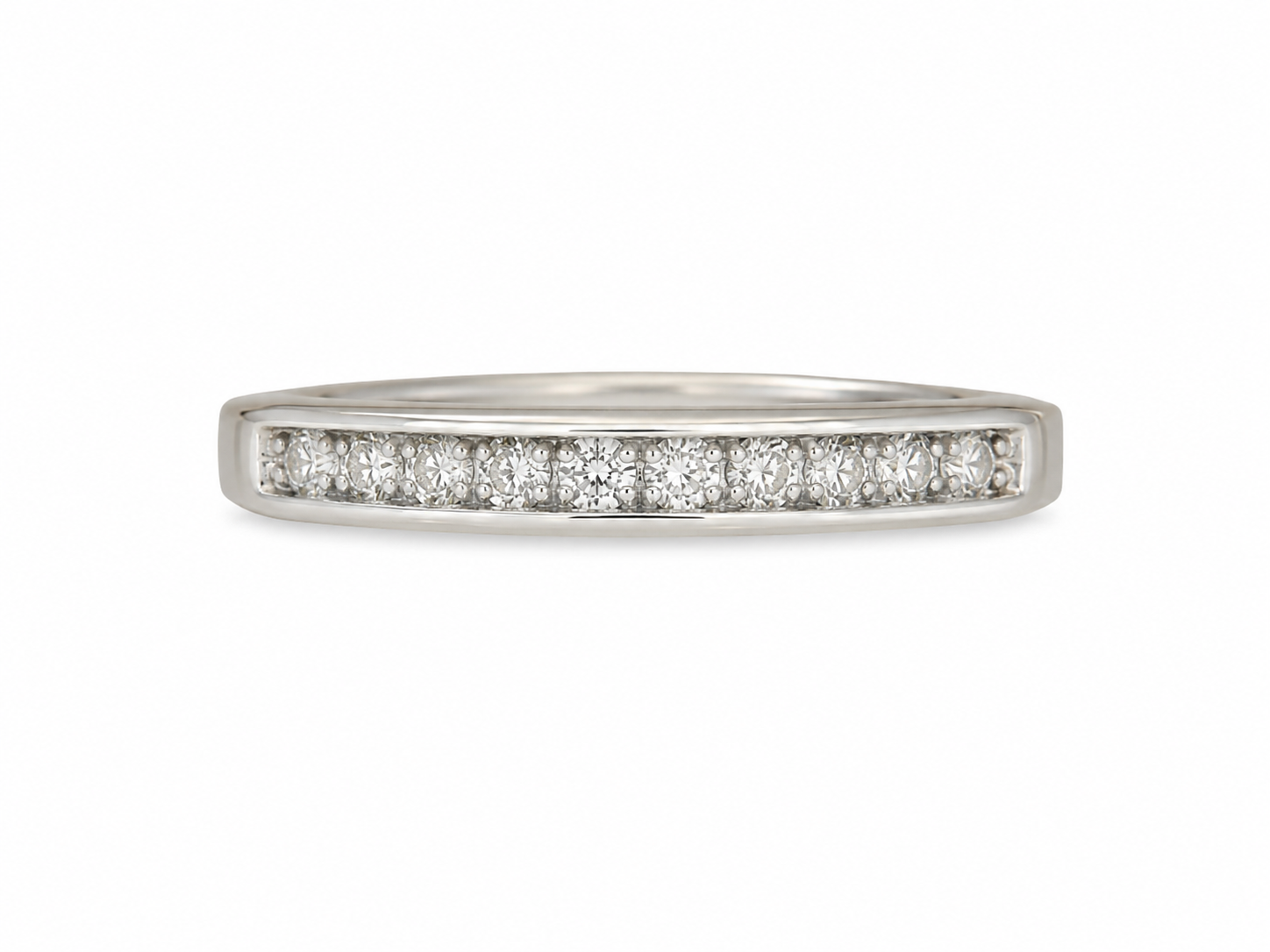10KT White Gold 0.20 CTW Diamond Ring [A1B5 - K6H00]