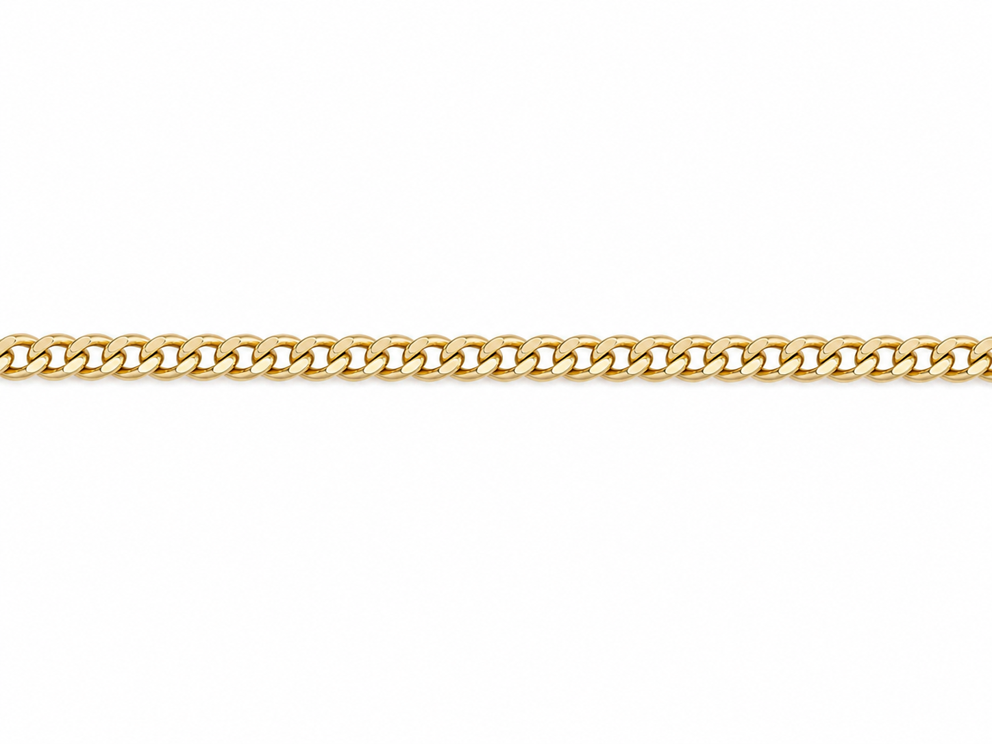 10KT Hollow Two Tone 2MM Franco Chain