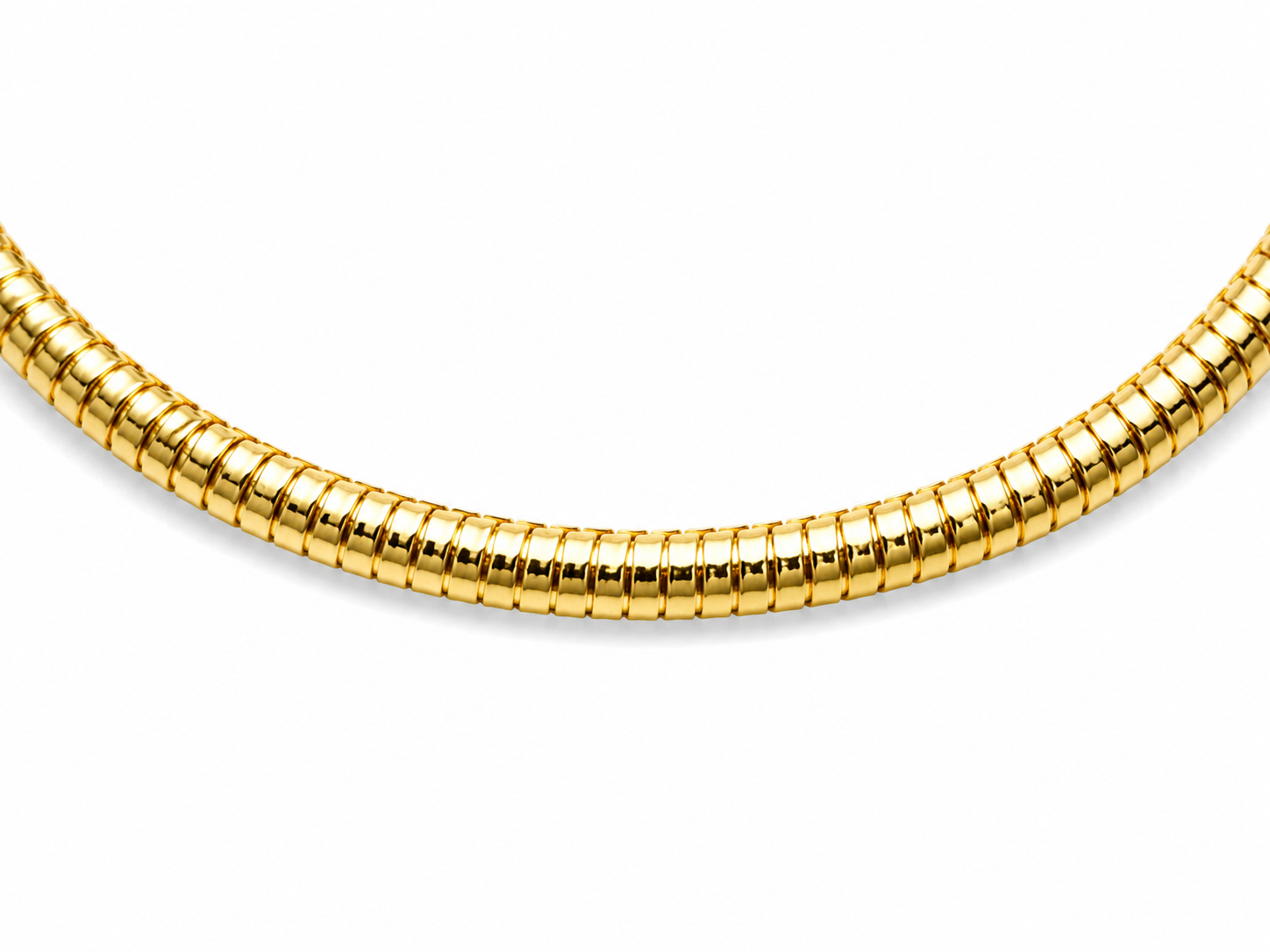 14KT Heart Charm Ribbed Open Yellow Gold Bangle Bracelet