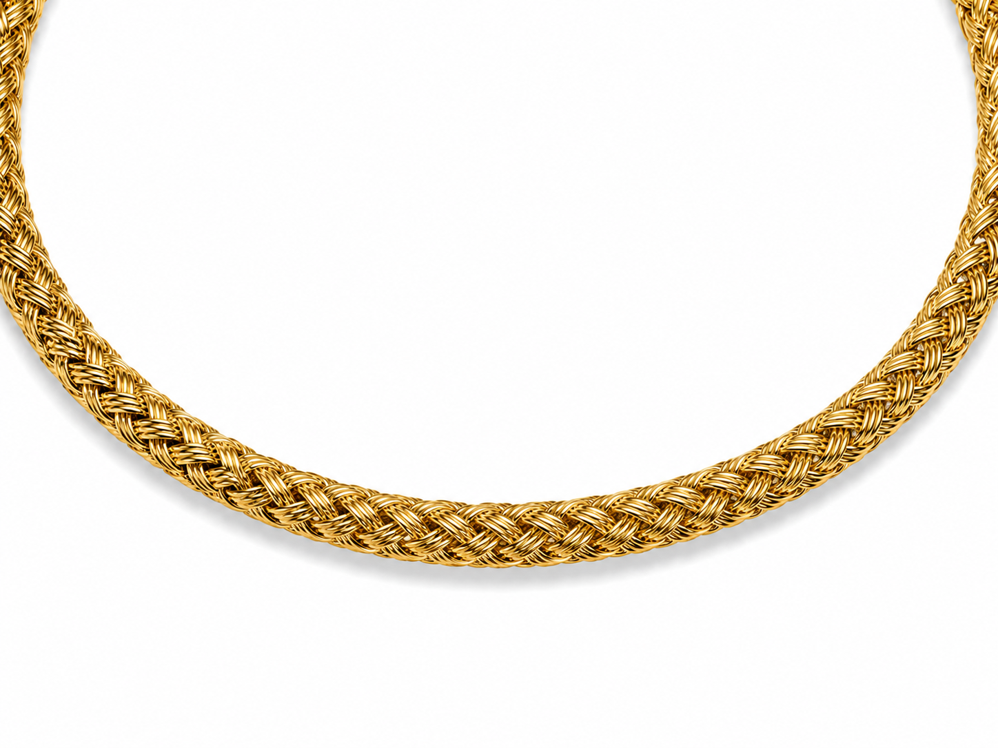 14KT Thread Design 3.3 MM Yellow Gold Bangle Bracelet