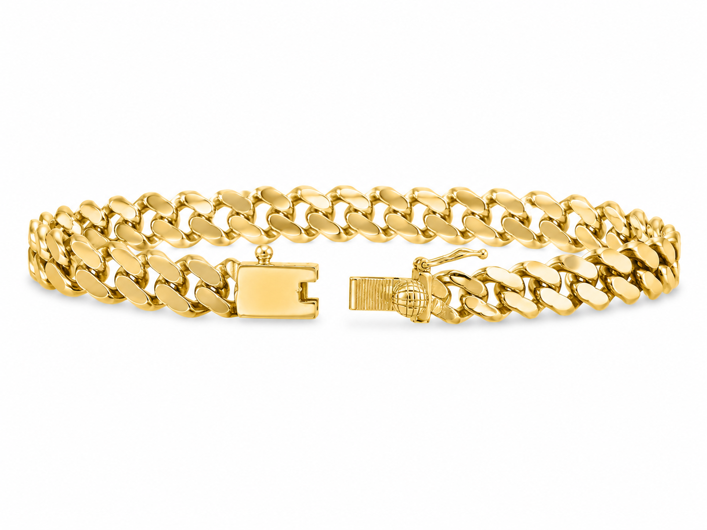 14KT Yellow Gold Cuban 5 mm Bangle Bracelet