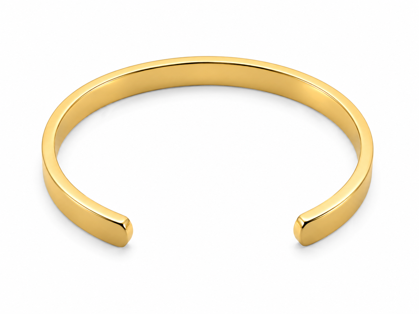 Stainless Steel Yellow Bangle