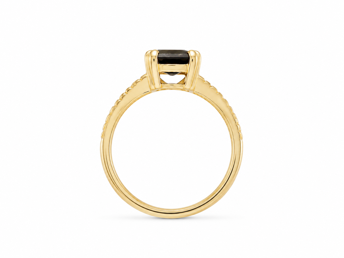 14KT Yellow Gold 3.00 STW Garnet Ring A3B7 [K9H]
