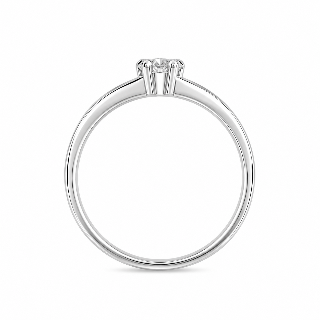 10KT White Gold 0.10 CTW 0.50 STW Ruby & Citrine Diamond Ring [K7H50]