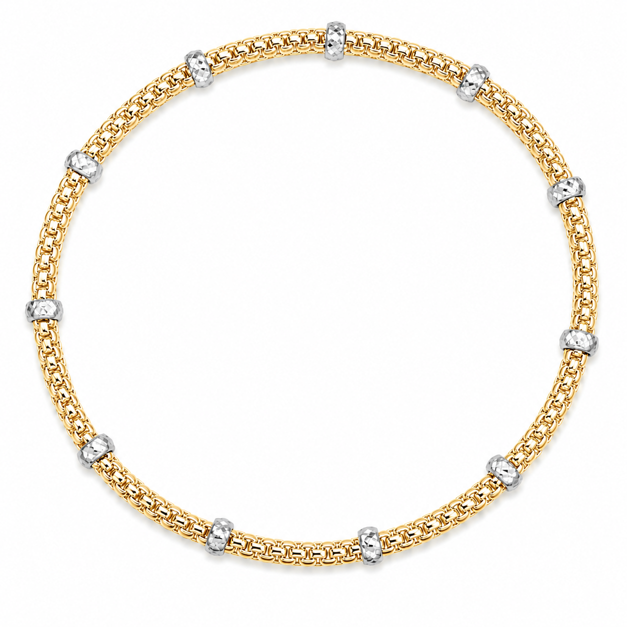 14KT Yellow Gold Stretchable 2.4 MM Designer Bangle [A5B3]