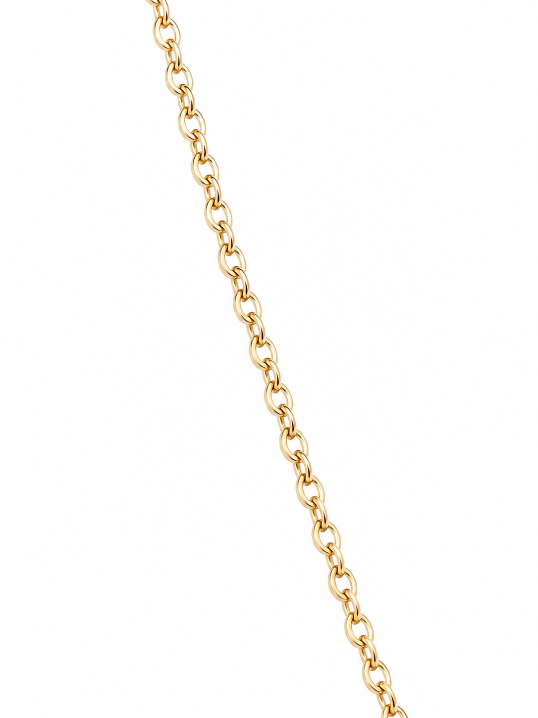 10KT Hollow Tri Color Gold Charms Designer Necklace