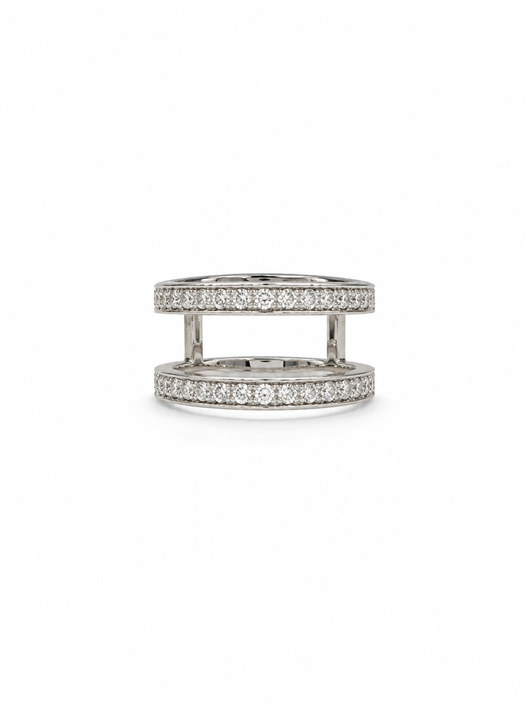 10KT White Gold 1.00 CTW Ring Guard [K39H]
