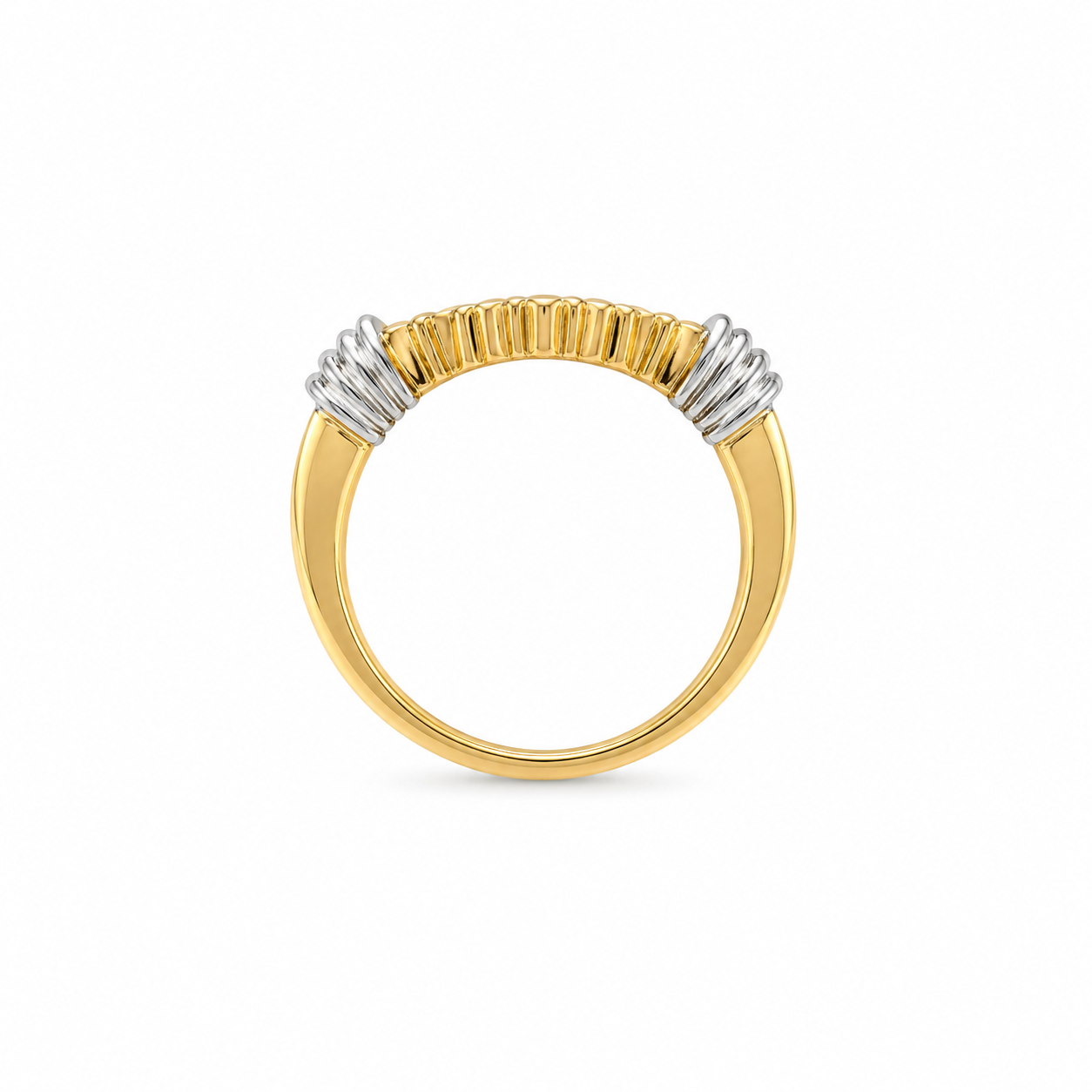 14KT Yellow Gold 0.43 CTW Diamond Band [K15H]