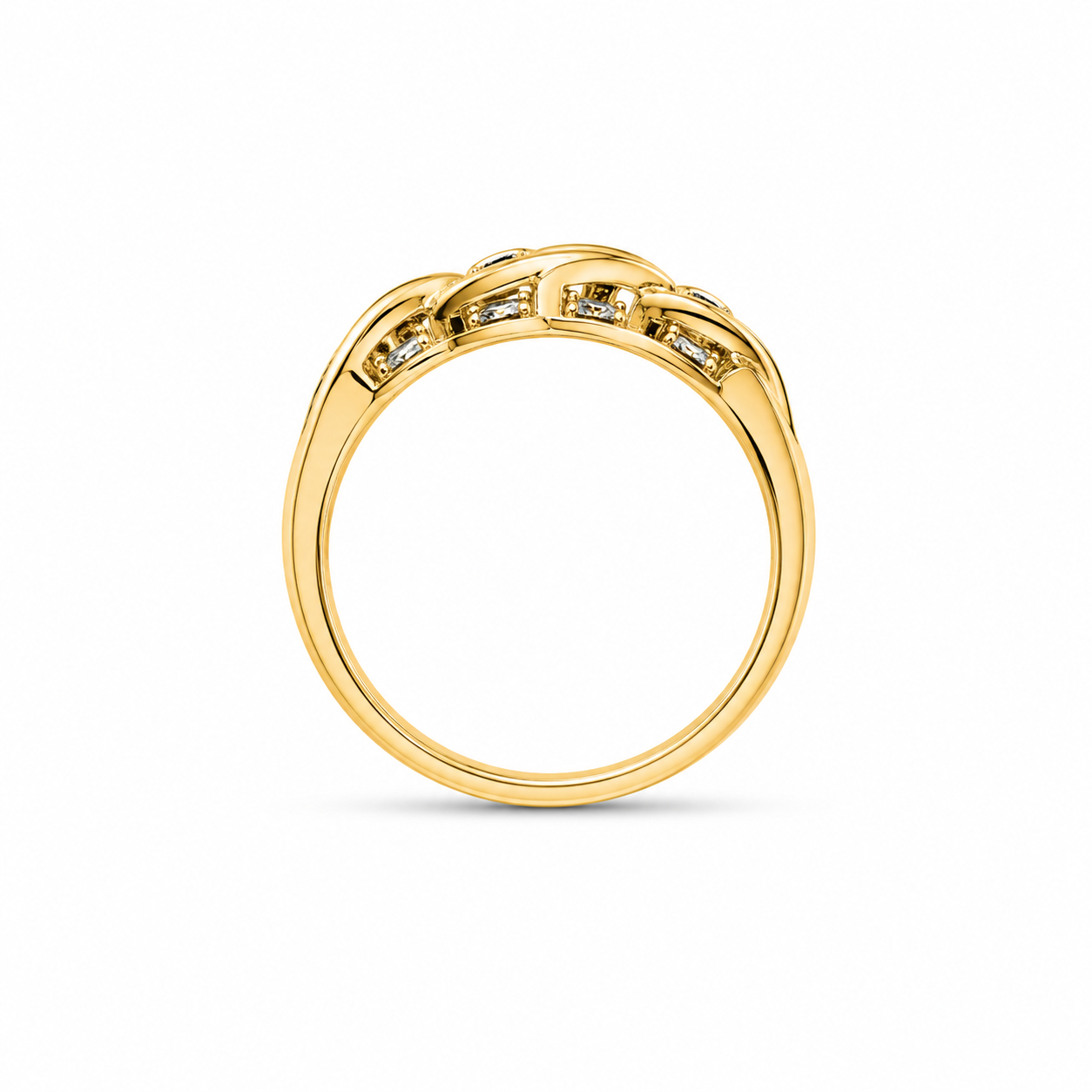 14KT Yellow Gold 0.50 CTW Diamond Ladies Ring [K16H]