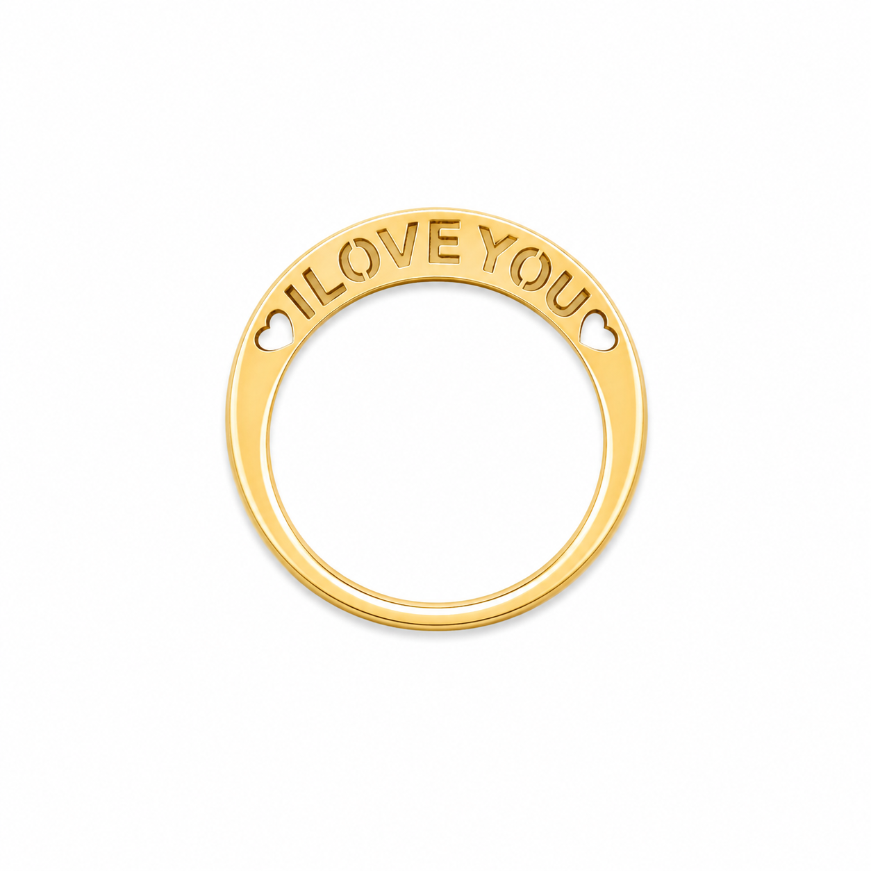 10KT Yellow Gold 0.20 CTW Diamond Band [K12H]