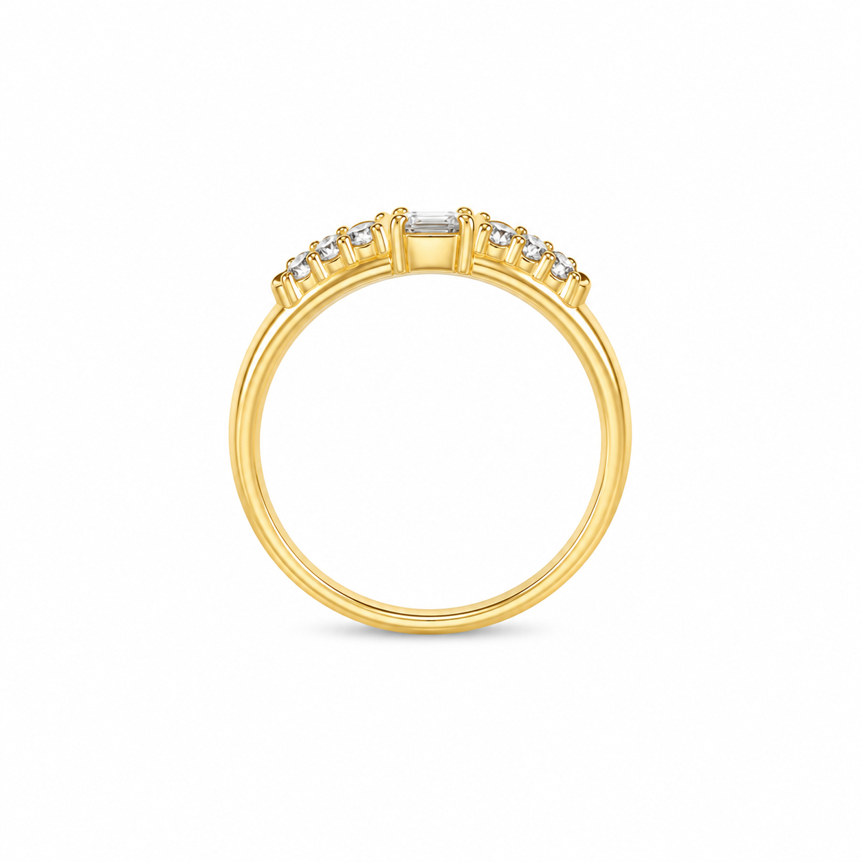 14KT Yellow Gold 0.50 CTW Diamond Enhancer Ring [K14H]