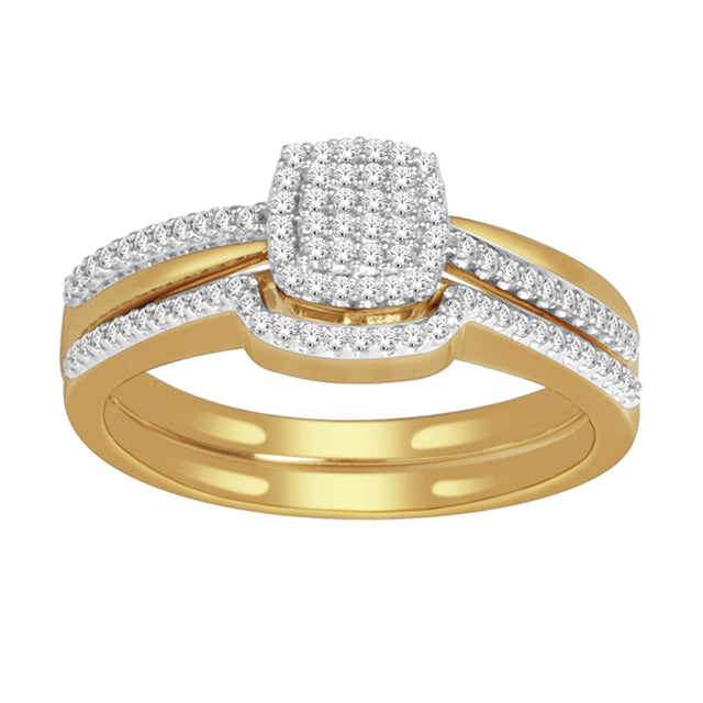 10K Yellow 0.25Ct D-Ladies Rings