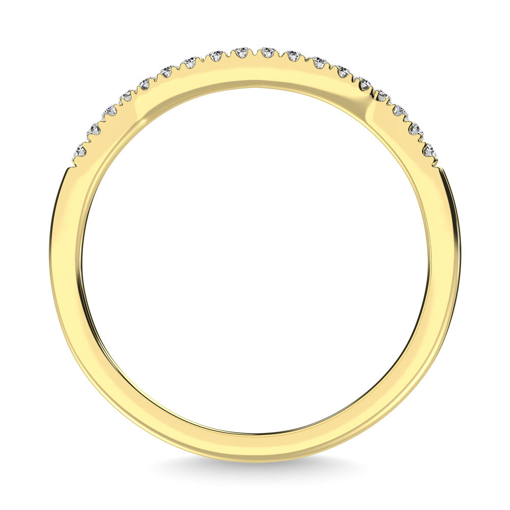 Diamond 1/20 Ct.Tw. Ladies Band in 14K Yellow Gold