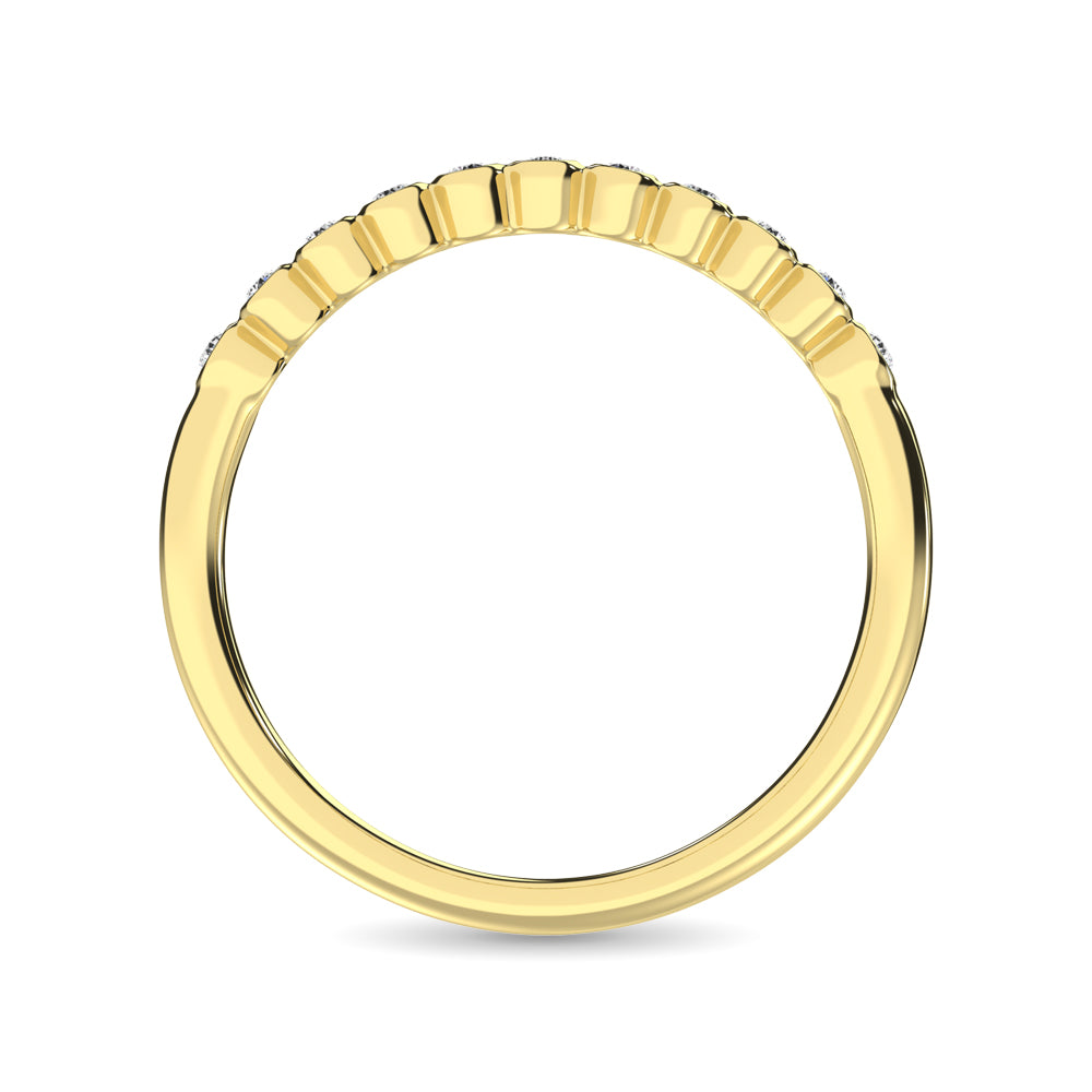 Diamond 1/20 Ct.Tw. Stackable Band In 10K Yellow Gold