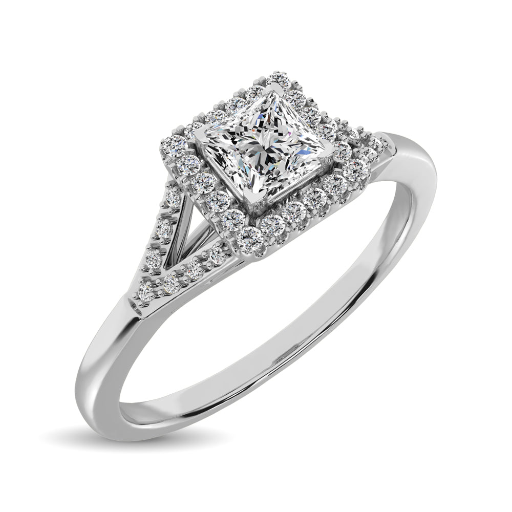 Diamond 1/8 Ct.Tw. Promise Ring in 10K White Gold