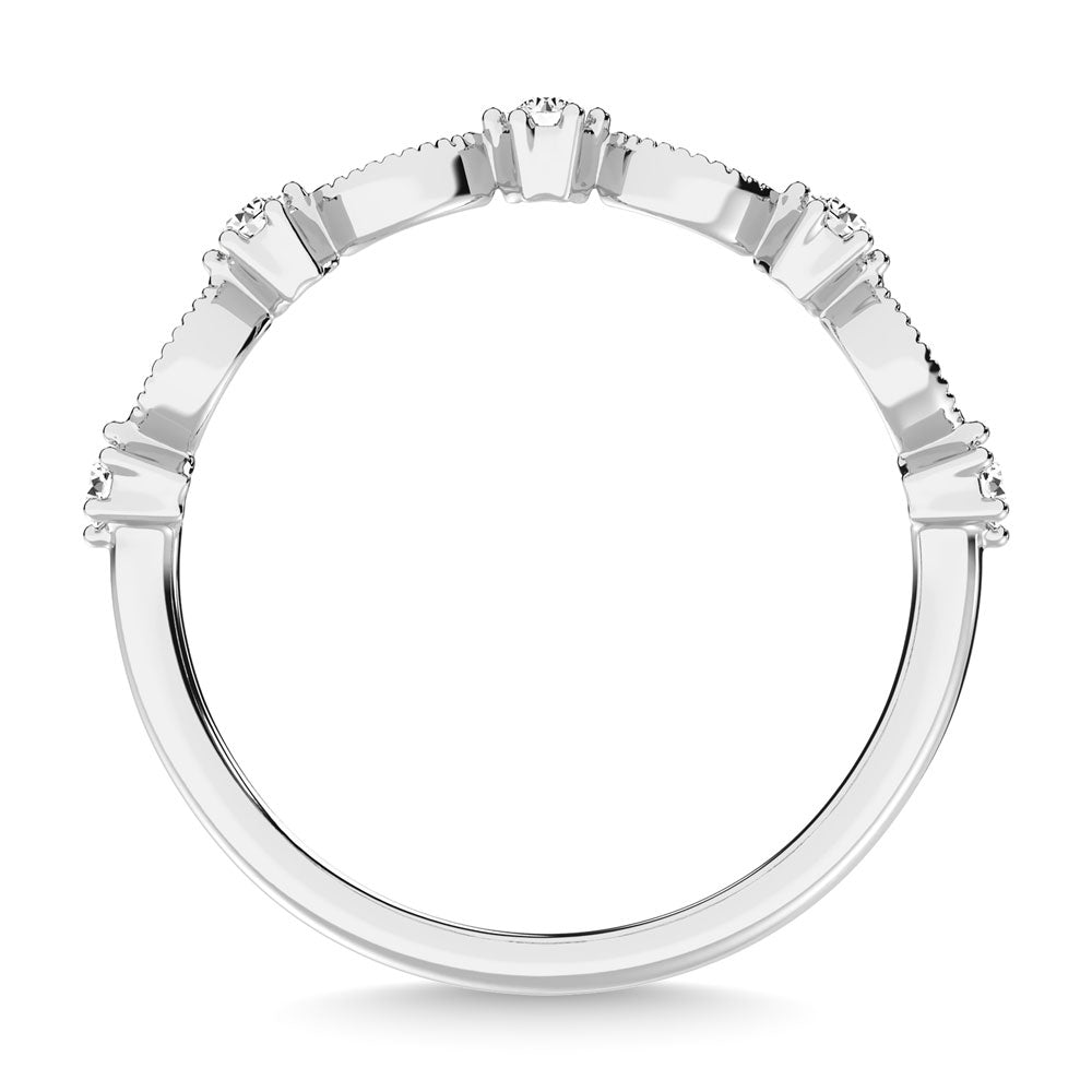 Diamond 1/5 Ct.Tw. Stackable Ring in 14K White Gold