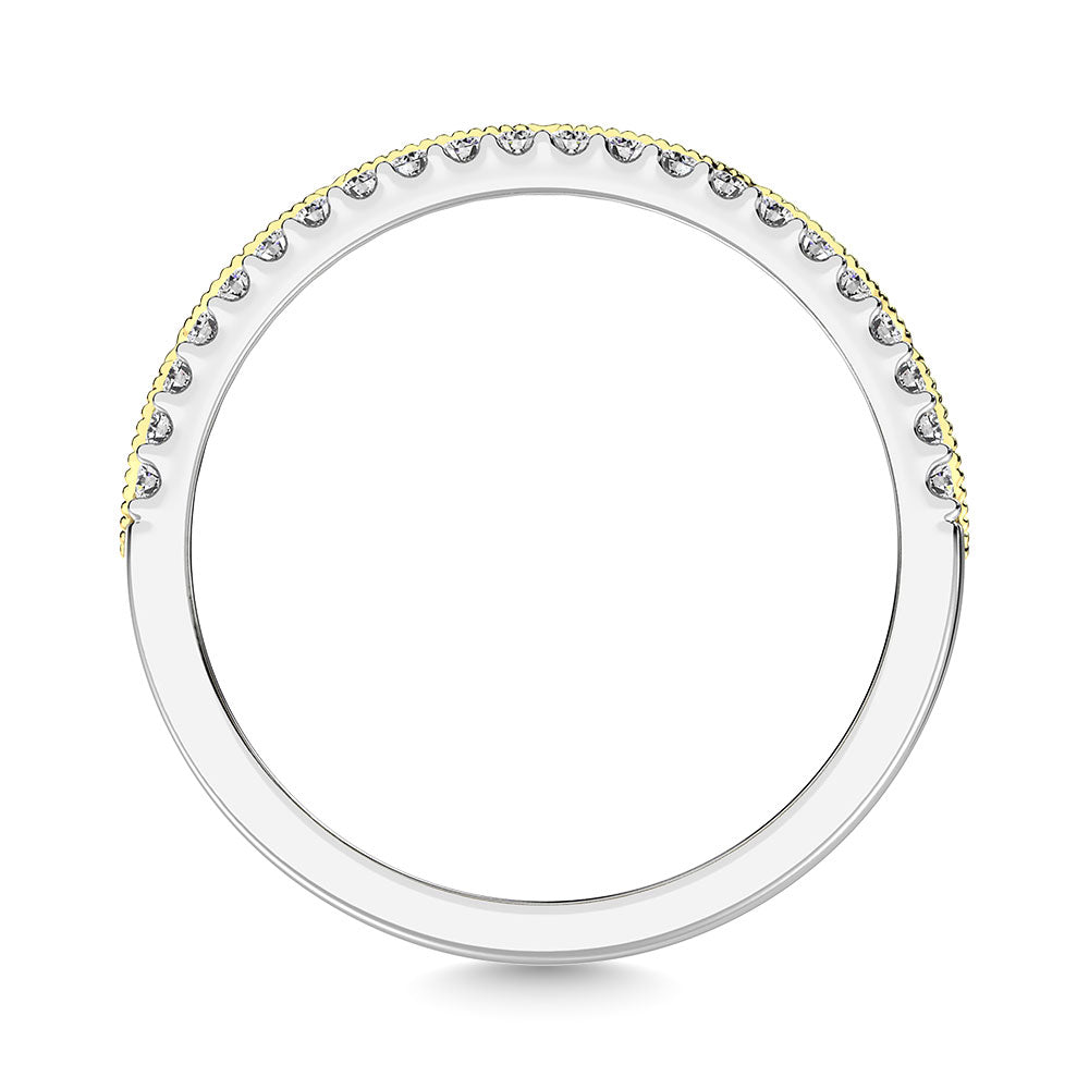 Diamond 3/8 Ct.Tw. Fashion Band in 10K Two Tone Gold