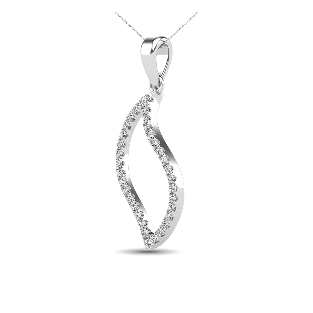 Diamond 1/5 Ct.Tw. Fashion Pendant in 14K White Gold