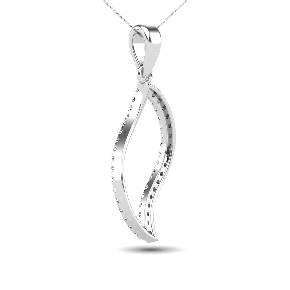 Diamond 1/5 Ct.Tw. Fashion Pendant in 14K White Gold