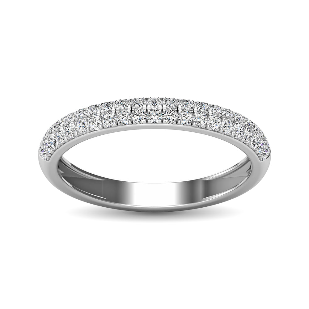 Diamond 1/3 Ct.Tw. Pave Band In 14K White Gold