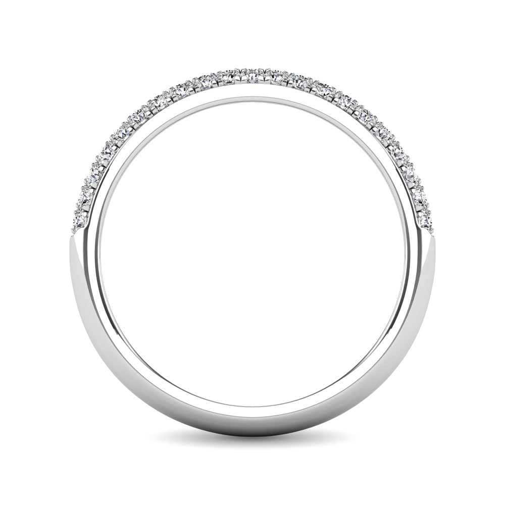 Diamond 1/3 Ct.Tw. Pave Band in 14K White Gold
